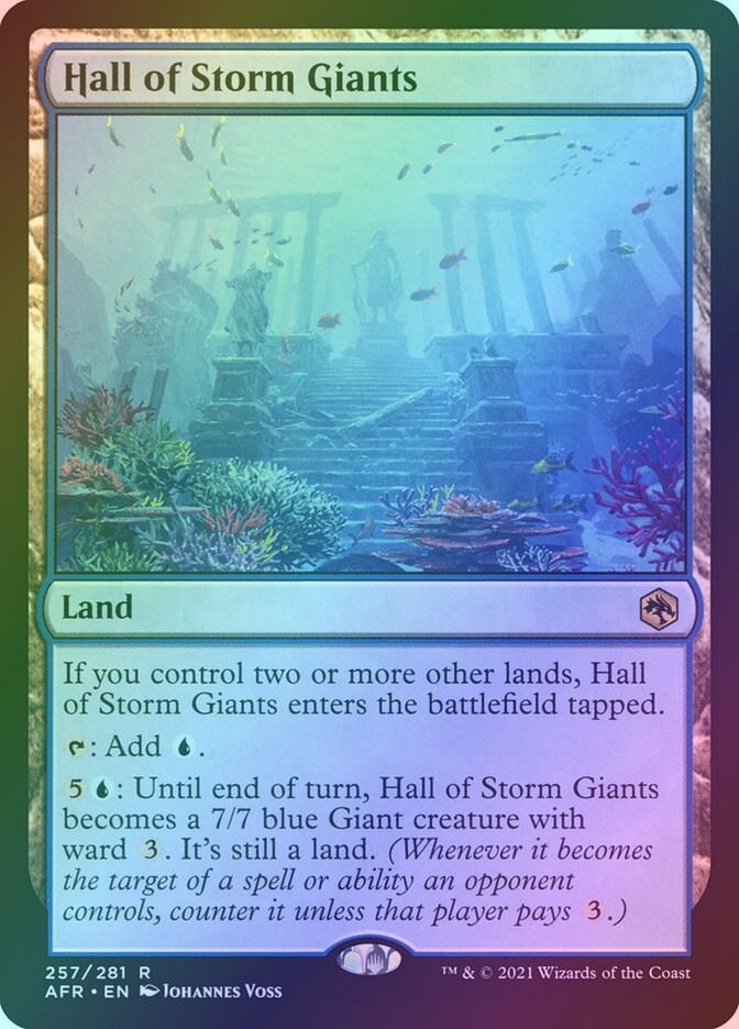 Hall of Storm Giants (AFR) (257) / Foil