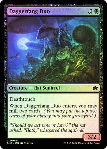 Daggerfang Duo (blb) (89) / Foil