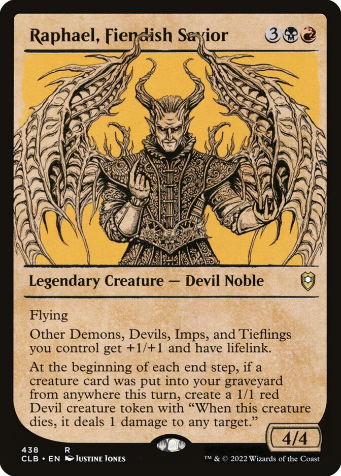 Raphael, Fiendish Savior (CLB) (438) / Showcase