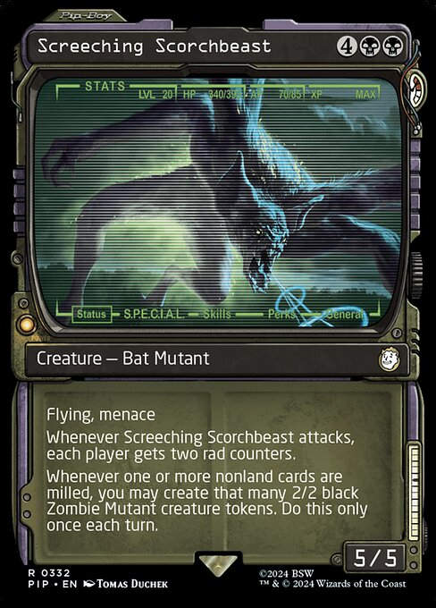 Screeching Scorchbeast (pip) (332) / Showcase
