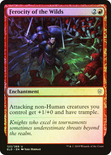 Ferocity of the Wilds (ELD) (123) / Foil