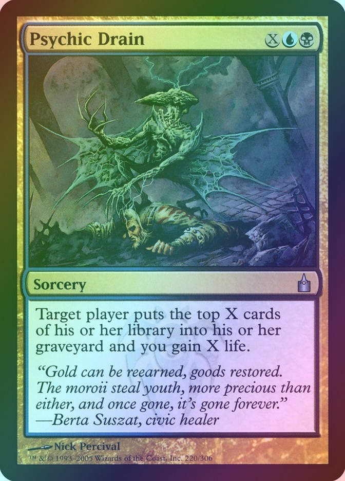 Psychic Drain (RAV) (220) / Foil