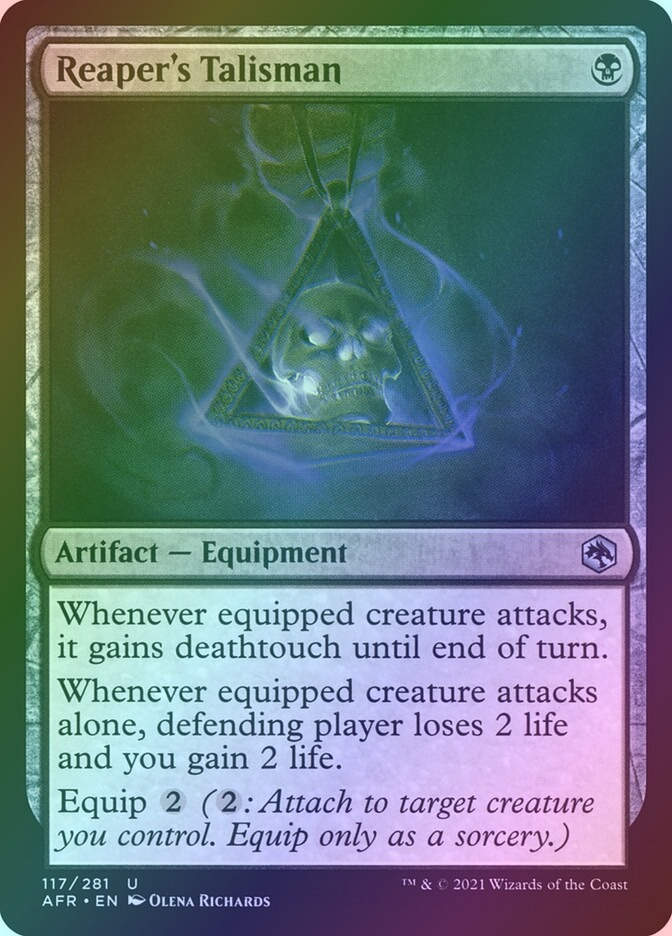 Reaper's Talisman (AFR) (117) / Foil
