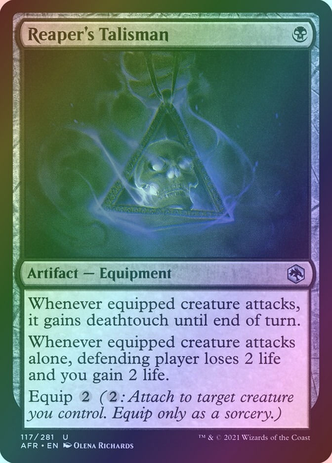 Reaper's Talisman (AFR) (117) / Foil