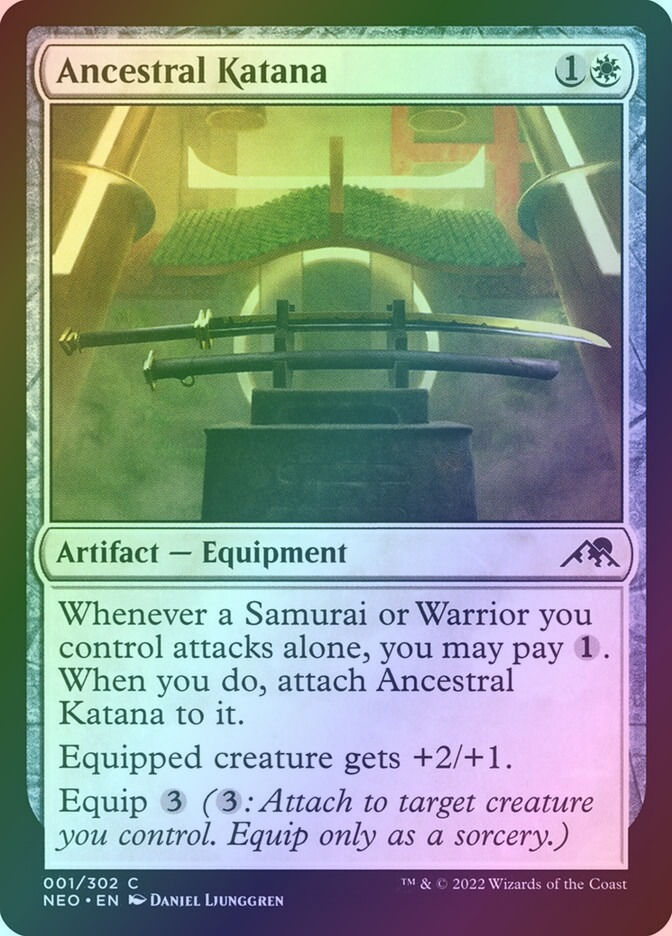 Ancestral Katana (NEO) (1) / Foil