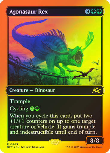 Agonasaur Rex (DFT) (465)  / First Place Foil