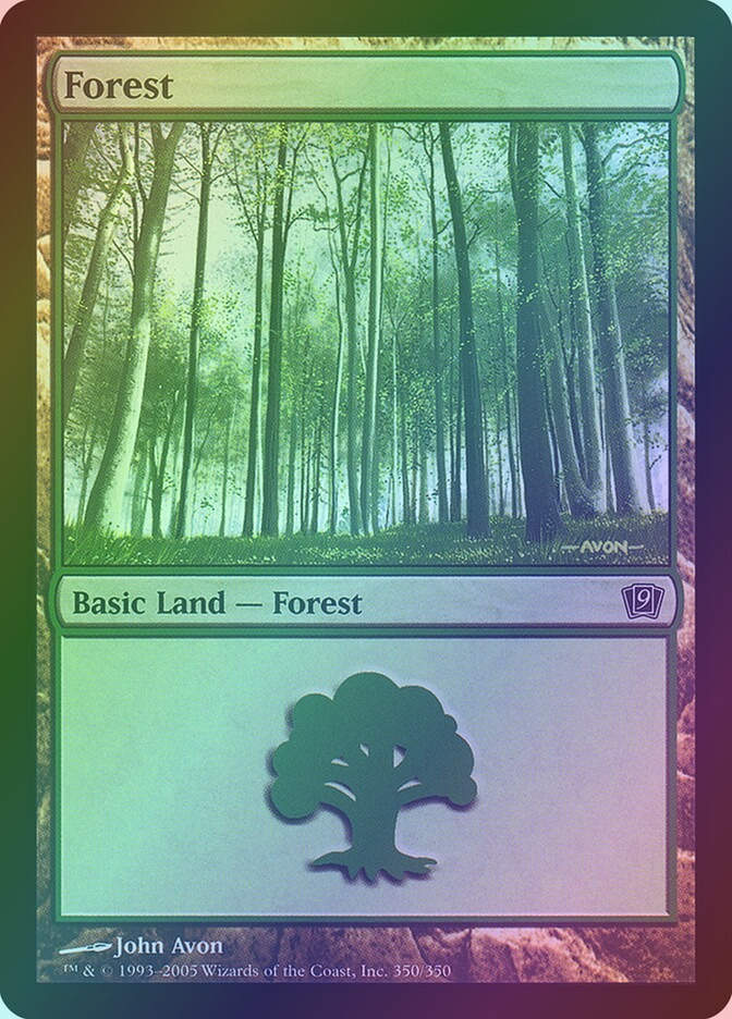 Forest (9ED) (350★) / Foil