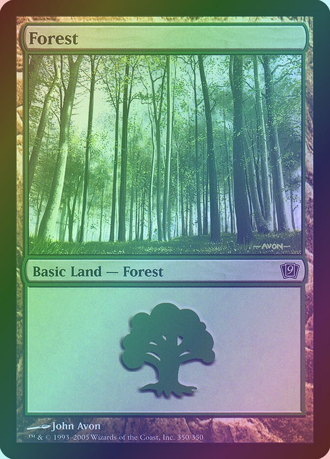 Forest (9ED) (350★) / Foil