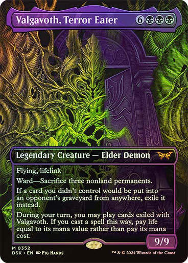 Valgavoth, Terror Eater (DSK) (352) / Foil / Borderless