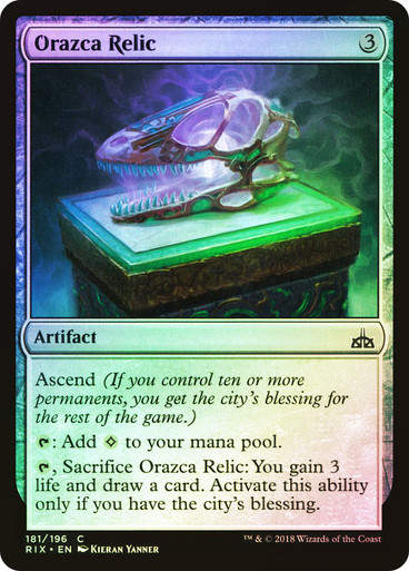 Orazca Relic (RIX) (181) / Foil