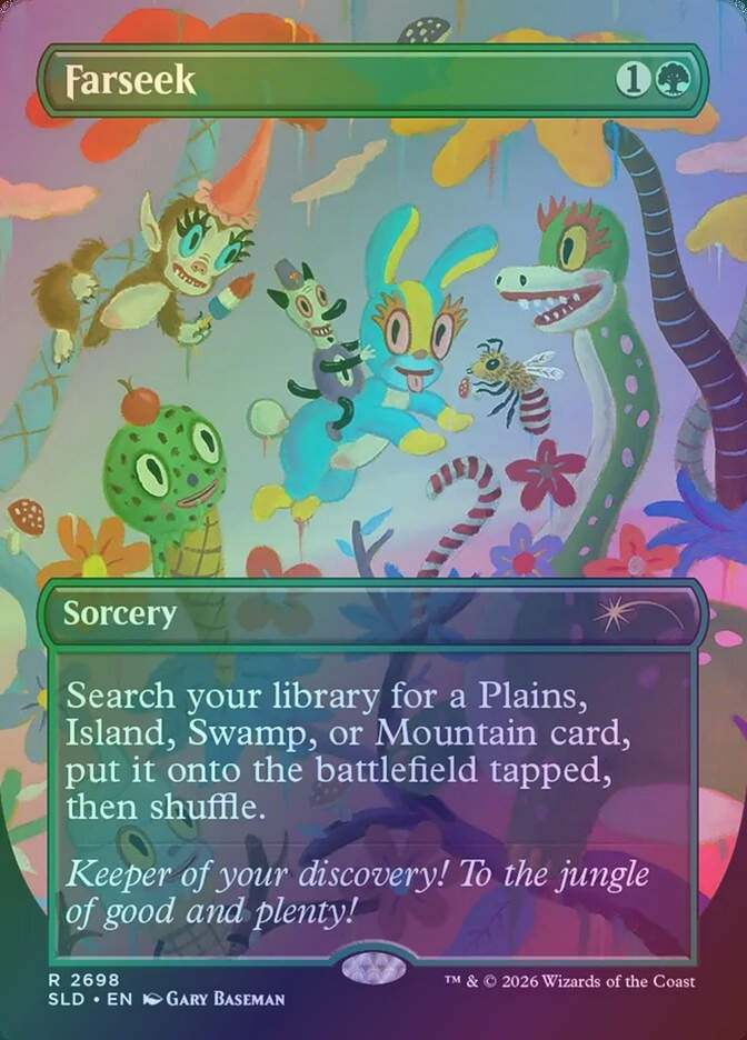 Farseek (SLD) (2698) / Borderless / Foil