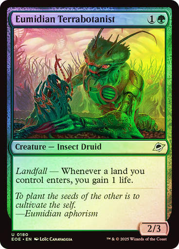 Eumidian Terrabotanist (EOE) (180) / Foil