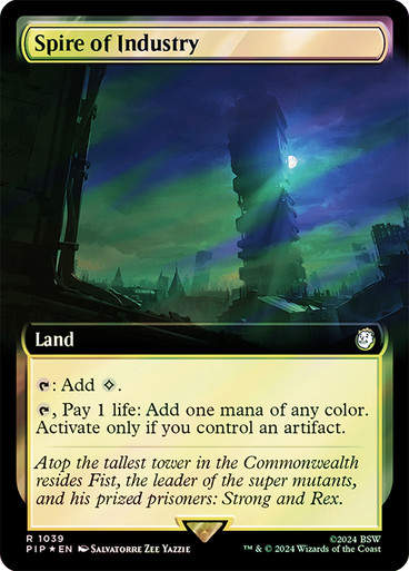 Spire of Industry (pip) (1039) / Extended Surge Foil