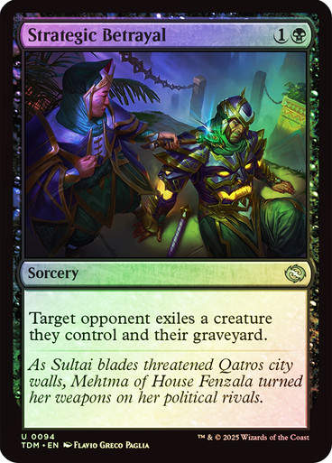 Strategic Betrayal (TDM) (94) / Foil