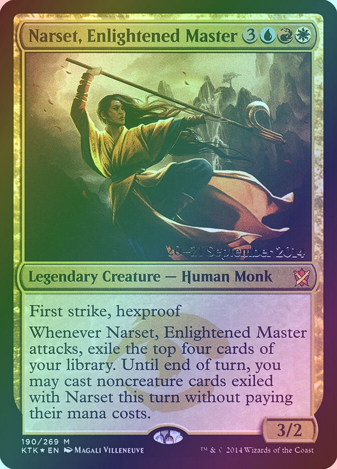 Narset, Enlightened Master (PKTK) (190s) / Foil