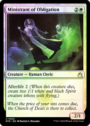 Ministrant of Obligation (rvr) (23) / Foil
