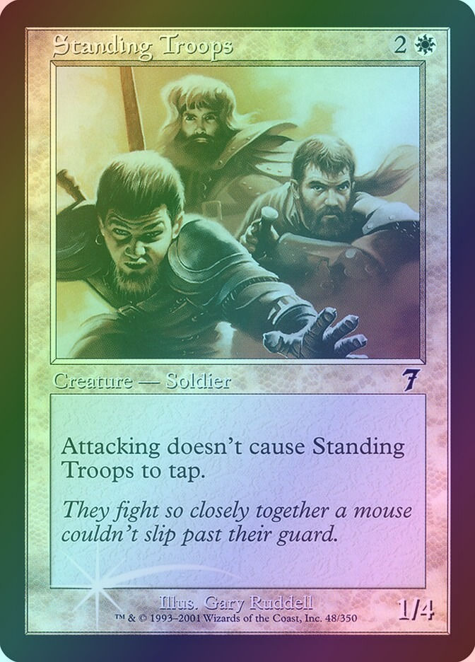 Standing Troops (7ED) (48★) / Foil