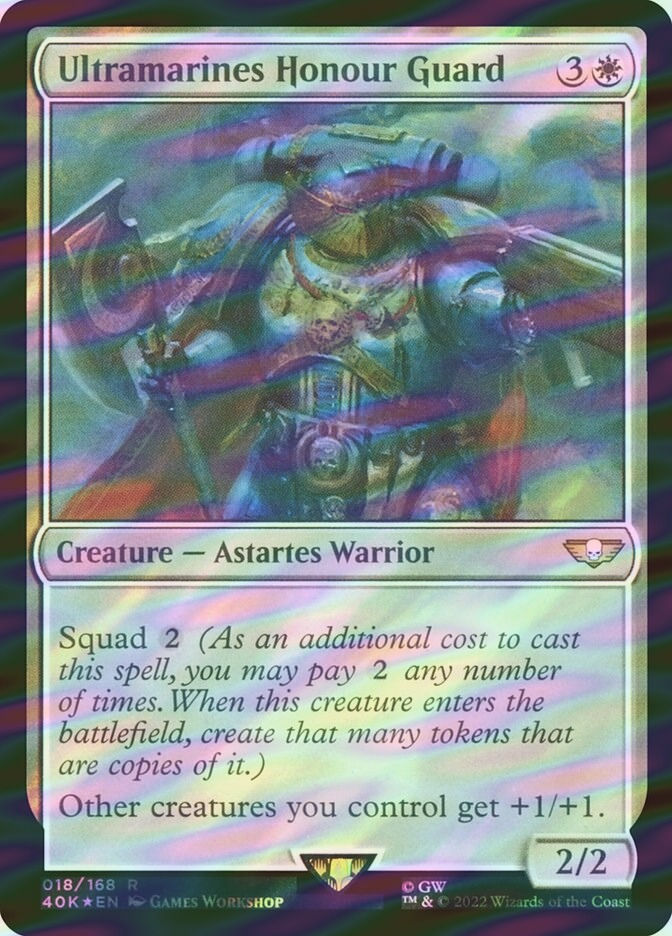 Ultramarines Honour Guard (40K) (18★) / Surge Foil