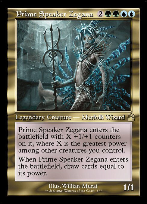 Prime Speaker Zegana (rvr) (377) / Retro