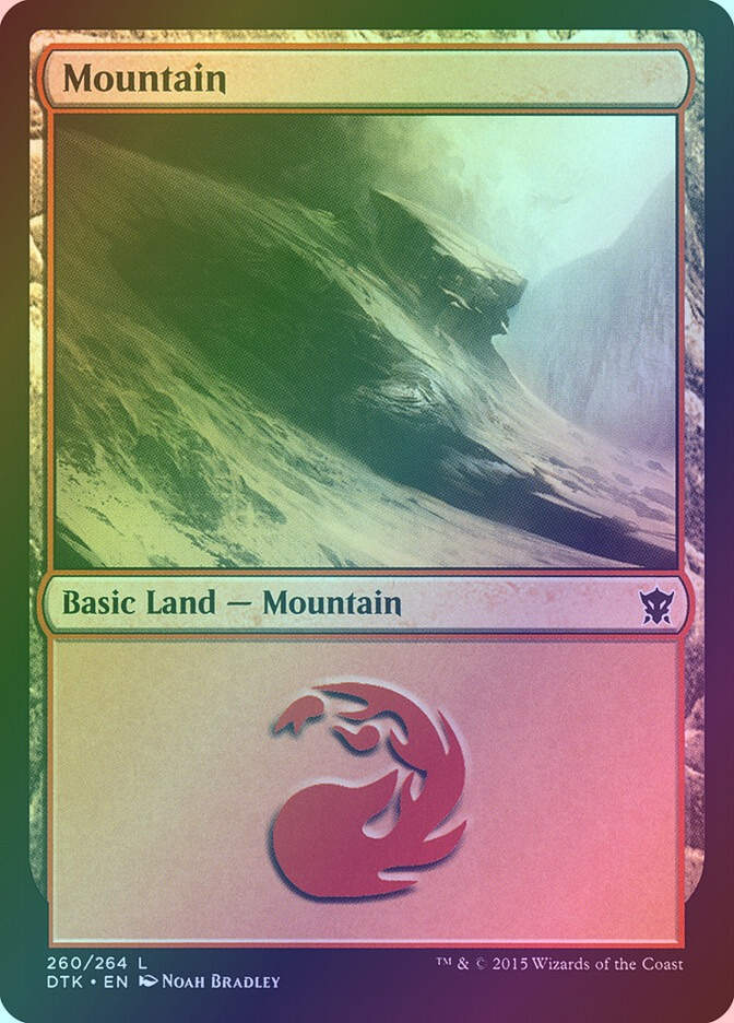 Mountain (DTK) (260) / Foil