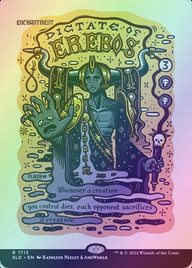 Dictate of Erebos (SLD) (1713) / Borderless / Foil