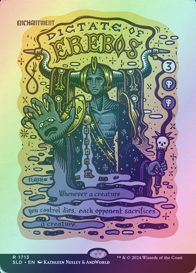 Dictate of Erebos (SLD) (1713) / Borderless / Foil