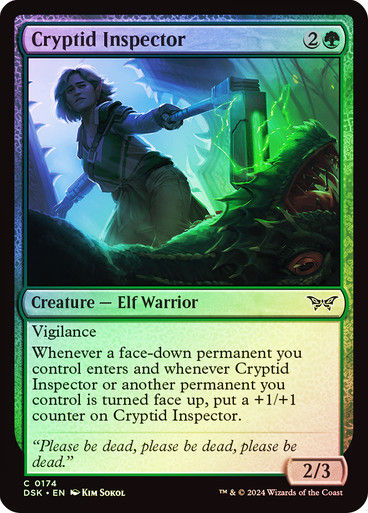 Cryptid Inspector (DSK) (174) / Foil