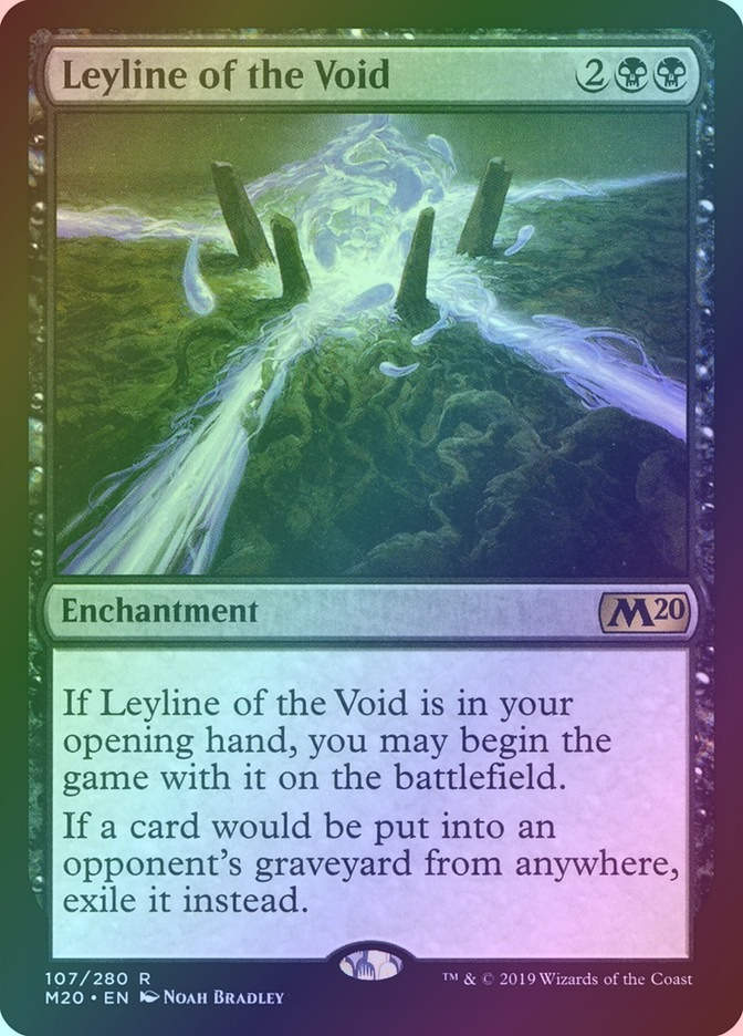 Leyline of the Void (M20) (107) / Foil