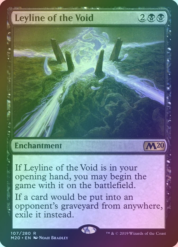 Leyline of the Void (M20) (107) / Foil