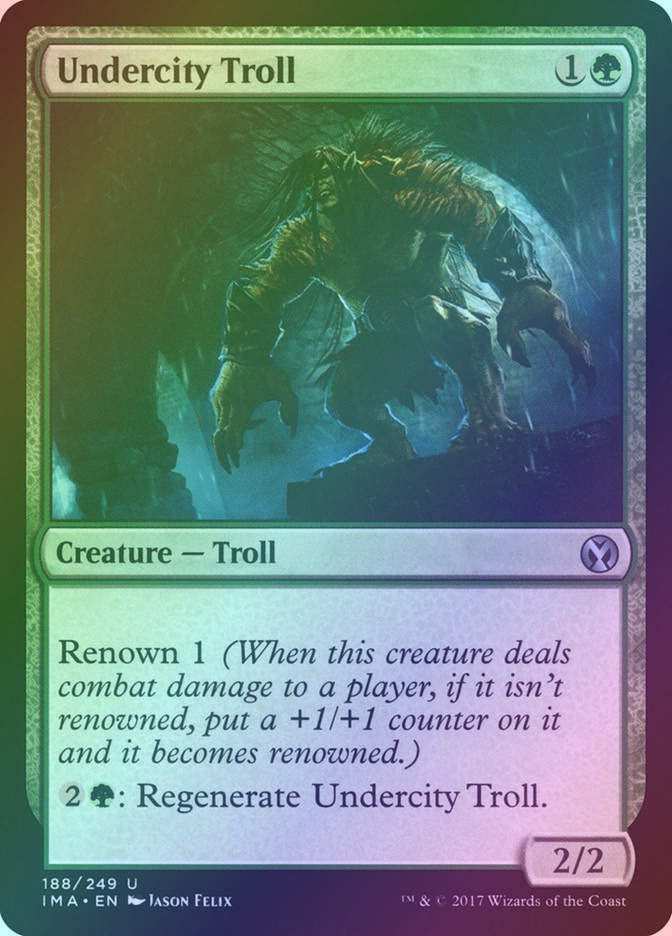 Undercity Troll (IMA) (188) / Foil