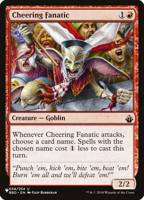 Cheering Fanatic (PLST) (BBD-58)