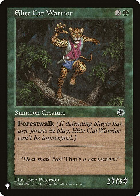 Elite Cat Warrior (PLST) (POR-163)