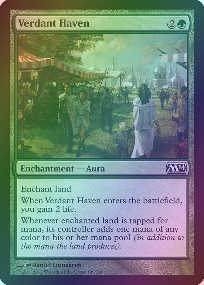 Verdant Haven (M14) (199) / Foil