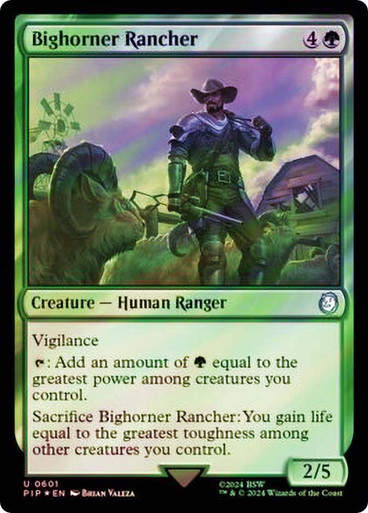 Bighorner Rancher (pip) (601) / Surge Foil