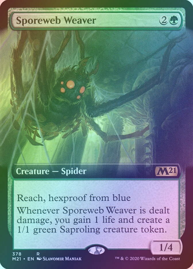 Sporeweb Weaver (M21) (378) / Extended Art / Foil