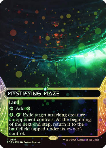 Mystifying Maze (EOS) (119) / Borderless Galaxy Foil