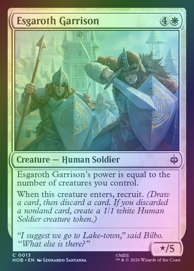 Esgaroth Garrison (HOB) (13) / Foil