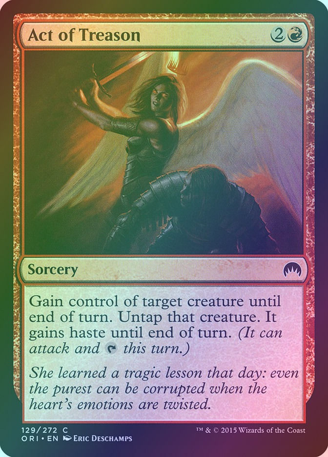 Act of Treason (ORI) (129) / Foil