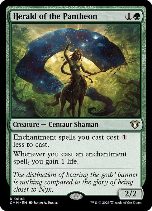 Herald of the Pantheon (cmm) (Commander Deck)