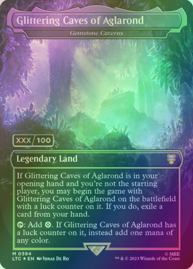 Gemstone Caverns (LTC) (394z) / Borderless / Serialized
