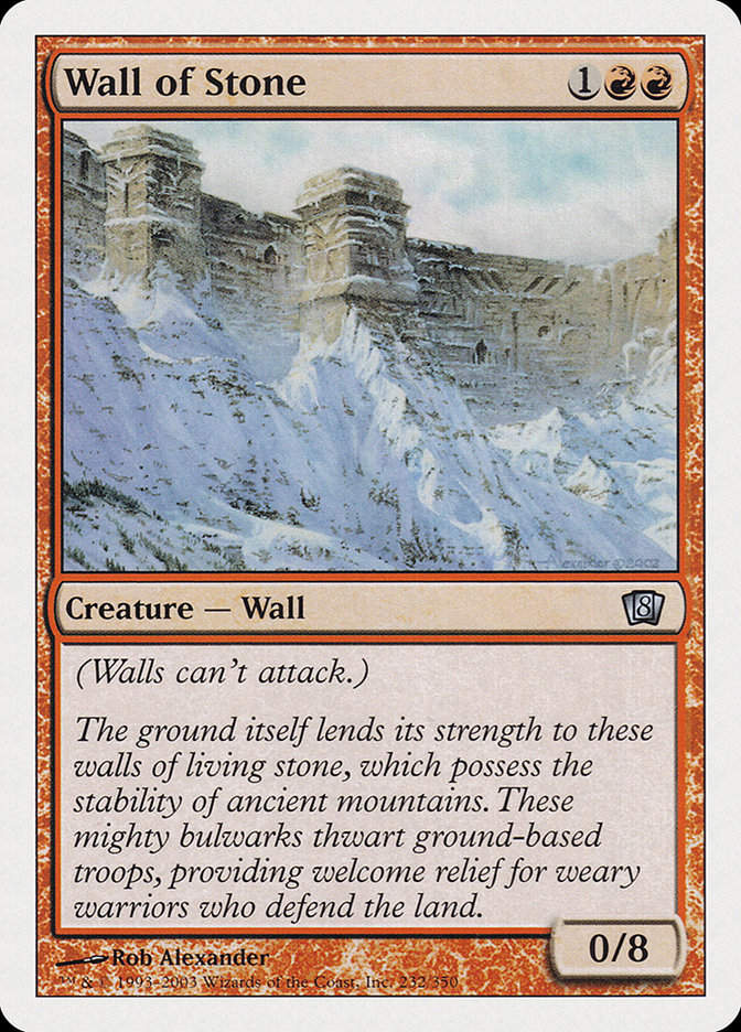 Wall of Stone (8ED) (232)