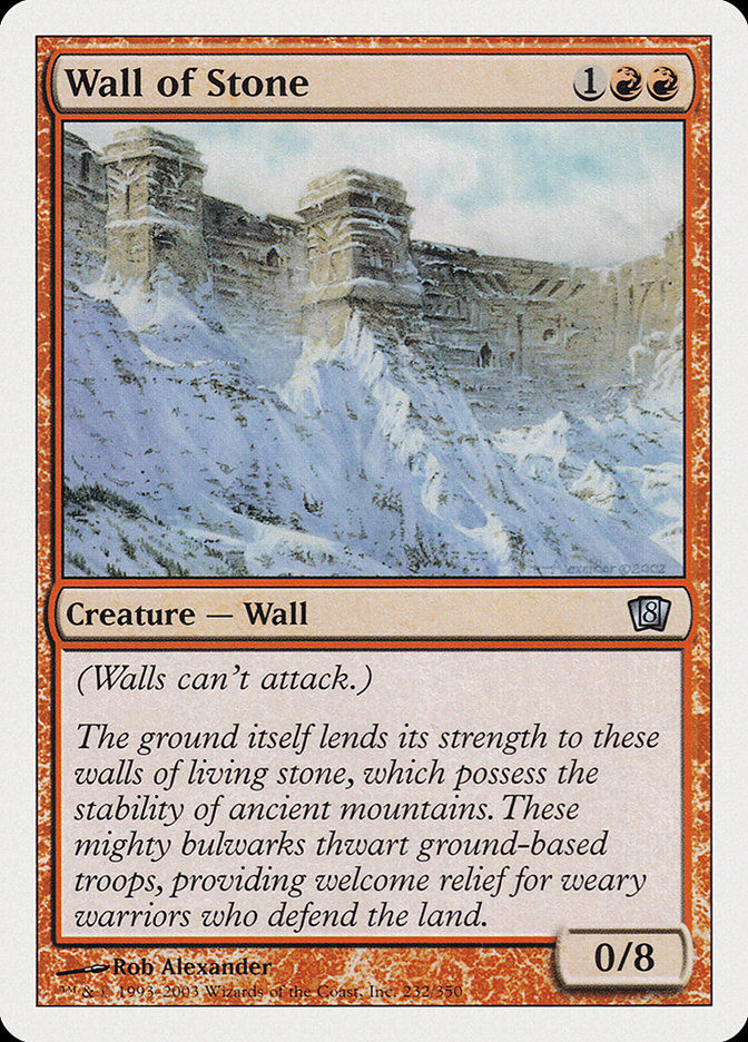 Wall of Stone (8ED) (232)