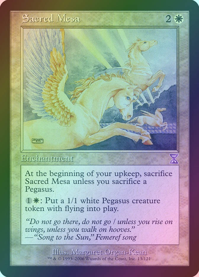 Sacred Mesa (TSB) (13) / Foil