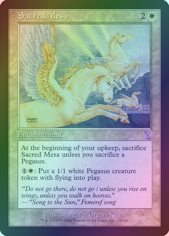 Sacred Mesa (TSB) (13) / Foil