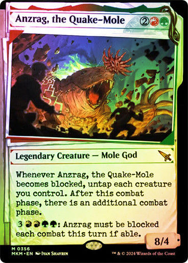 Anzrag, the Quake-Mole (mkm) (356) / Showcase Foil