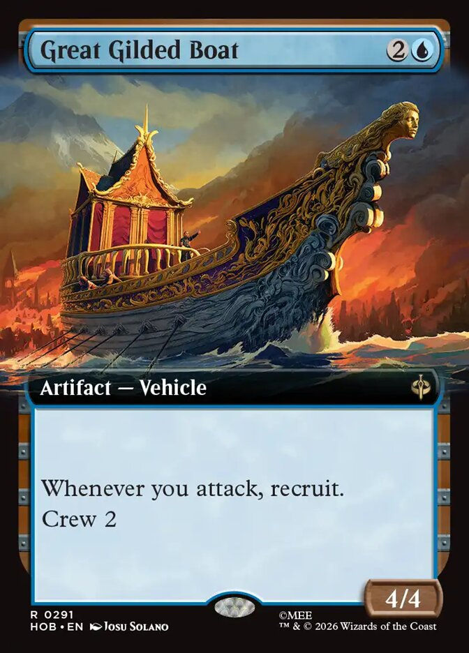 Great Gilded Boat (HOB) (291) / Extended Art