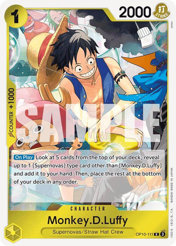 Monkey.D.Luffy (111) (OP10-111) / Foil