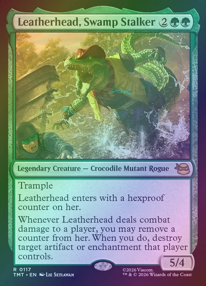 Leatherhead, Swamp Stalker (TMT) (117) / Foil