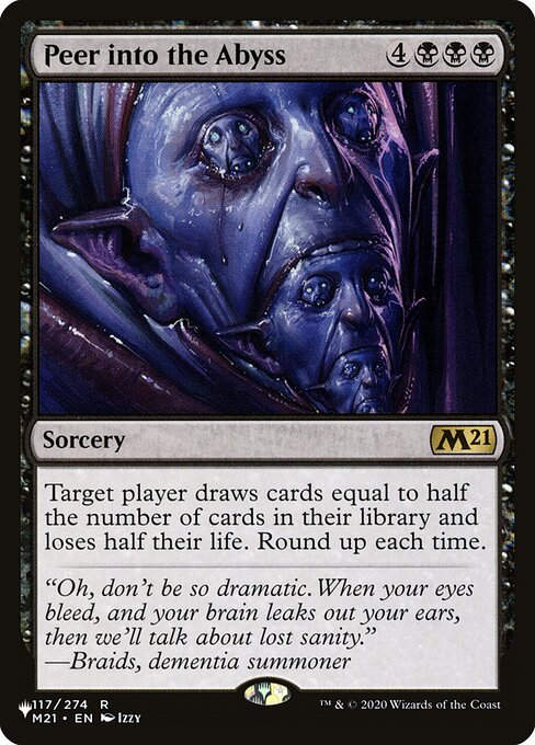 Peer into the Abyss (PLST) (M21-117)