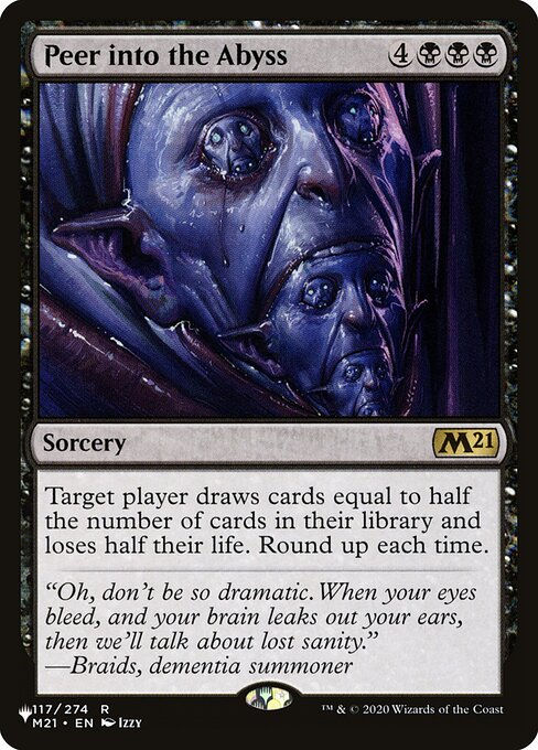 Peer into the Abyss (PLST) (M21-117)
